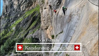 Klettersteig Kandersteg Allmenalp 2k via Ferrata [upl. by Senior]