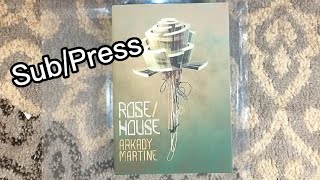 Unboxing RoseHouse by Arkady Martine  Subterranean Press Numbered Edition Book  David Curtis Art [upl. by Amiarom66]