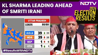 UP Election Results 2024  Samajwadi And INDIA Numbers Improve In Uttar Pradesh [upl. by Dylane]