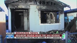 Raging fire levels City Heights home [upl. by Areta183]