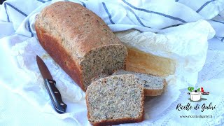 PANE IN CASSETTA INTEGRALE FATTO IN CASA  Ricetta facile e veloce di Gabri [upl. by Kata101]