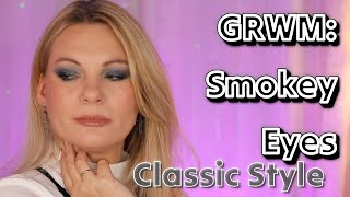 GRWM  Black Smokey Eyes  Classic Style  kein quatschen  with Natascha Denona Xenon Palette [upl. by Ttessil]