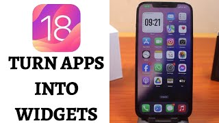 iOS 18 How to Turn Apps Into Widgets on iPhone [upl. by Akehsay81]