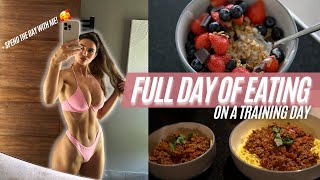 What I Eat On A Training Day  Spend The Day With Me [upl. by Yauq]