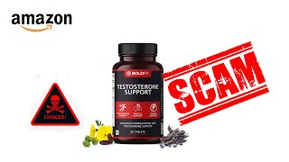 Boldfit Testosterone Booster Support Supplements SCAM UNBOXING [upl. by Acsirp]