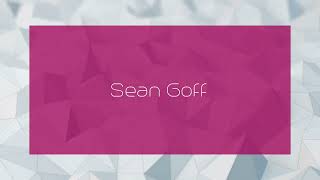 Sean Goff  appearance [upl. by Eelac960]