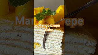 🥭Crepe Cake with Mango Filling БЛИННЫЙ ТОРТ с Манговой НачинкойKrep Pasta shorts crepecake [upl. by Pernas167]