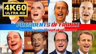 PRESIDENTS OF FRANCE  NUMA NUMA 4k60 [upl. by Enoek134]