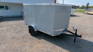 Cargo Mate SSV 5x8 Enclosed Cargo Trailer  AAA Trailer  Howell MI [upl. by Aoket]