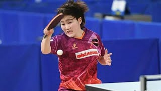 卓球国際大会で大野市出身の大藤沙月選手（20）が優勝 張本美和選手との日本人対決を制する【福井】 [upl. by Alex724]