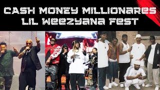 All Cash Money members showed up at Lil Weezyana fest 2024 [upl. by Elletnuahs]