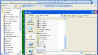 FrontPage Tutorial Inserting Images Microsoft Training Lesson 132 [upl. by Yerocaj]