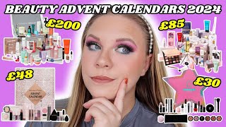 LETS TALK ABOUT THE 2024 BEAUTY ADVENT CALENDARS  WHATS WORTH BUYING  makeupwithalixkate [upl. by Nilek448]