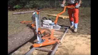 Norwood PortaMill Chainsaw Sawmill  Make Your Own Lumber [upl. by Yroffej860]