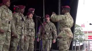 82nd Airborne Chorus  SAINTEMERE EGLISEJuin 2017 [upl. by Valerio]