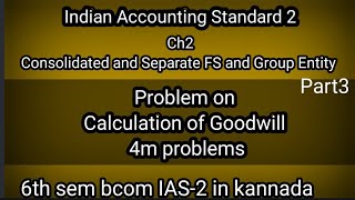 6th Sem Bcom Indian Accounting Standard Ch2 Consolidated and Separate FS and Group Entity part3 [upl. by Costello]