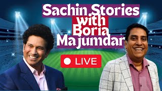 Sachin Stories with Boria Majumdar  LIVE [upl. by Lindsy594]