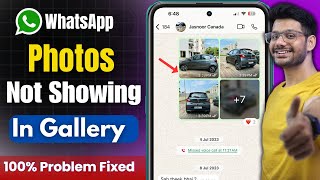 WhatsApp photos and videos not showing in android gallery [upl. by Ardnikal]