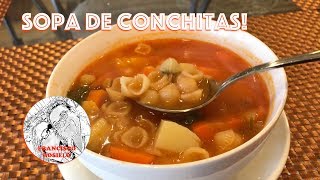 Sopa de Conchitas  Shells Mexican Soup [upl. by Dorca]