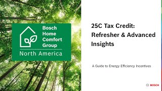 25C Tax Credit Refresher amp Advanced Insights [upl. by Primaveria]