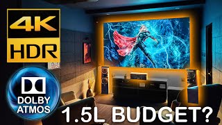 4K HDR DOLBY ATMOS Home Theatre  Details  CHEAPER Options for BUDGET Setup [upl. by Haughay]