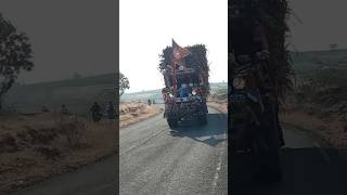 Newhollend automobile newhollend janapadasong dj karnatakatractors farming stunt [upl. by Ahtaela]