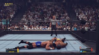 احلى مبارة لعبتها 😍 wwe2k24 [upl. by Rabbaj676]