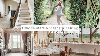 Wedding Planning · visiting our DREAM venues budget decor inspo vision board  GIVEAWAY vlog UK [upl. by Nnailuj]