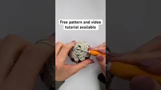 Easy Granny Stitch Crochet Ornament Pattern [upl. by Annavaj497]