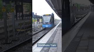 Stockholm L12 tram departing shorts [upl. by Manus]