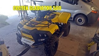 Cectek Gladiator 500cc 4x4 ATV engine rebuild [upl. by Claire581]