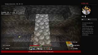 Minecraft  A live ta abrida  O mundo de Phantom O inicio [upl. by Amick]