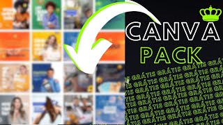 Pack CANVA Gratuito 2023 [upl. by Eenet]