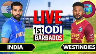 India vs West Indies Live Score amp Commentary  IND vs WI 1st ODI  IND vs WI Live Score amp Commentary [upl. by Nnairda216]