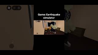 Earthquake simulator roblox shorts song [upl. by Nwadahs645]