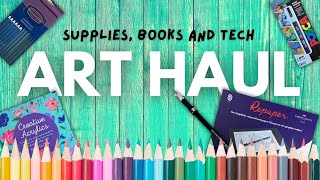 Did I just get the BEST art supplies ever 🖌️ Art Haul 2024 [upl. by Quintus]