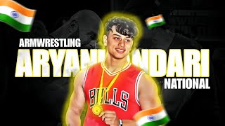 ARMWRESTLING NATIONALS ALL MATCHES🇮🇳80KG BOUTS 🙌Aryan Kandari [upl. by Ardelis737]