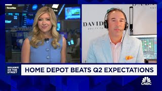 Home Depot Heres why DA Davidsons Michael Baker is bullish on the stock [upl. by Ardnazxela463]