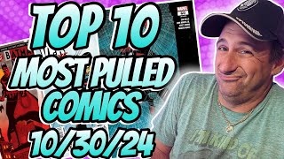 Top 10 Most Pulled Comic Books 103024 You Might Be Able To Save Some Cash This Week [upl. by Massimiliano]