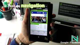 nPerf speed test  nouvelle application Windows Phone 4G Free [upl. by Ithsav526]