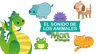 Aprende el sonido de los animales con Mon el dragón [upl. by Annahpos376]