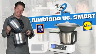 Aldi vs Lidl  Die Küchenmaschinen im direkten Vergleich Ist der Monsieur Cuisine Smart besser [upl. by Esaele]