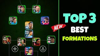 Top 3 Best Formations In eFootball 2024 Mobile  Best Formation eFootball 2024 🔥 [upl. by Francyne269]