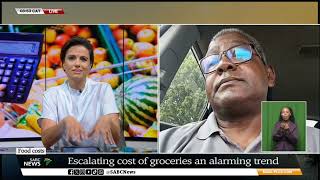 Cost of Living  Gauteng most expensive province in SA for food Mervyn Abrahams [upl. by Anyat]