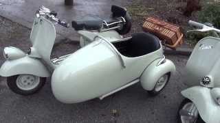 33°MOTORADUNO 2014 A FOSSANO CN  VESPA PIAGGIO SIDECAR  2  3  2014 [upl. by Sherborn]