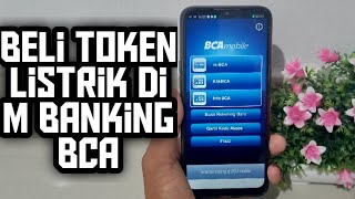 Cara membeli token listrik di M Banking BCA [upl. by Koss20]