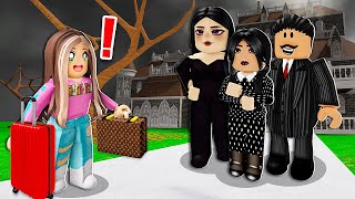 Adopted By WEDNESDAY Family Roblox [upl. by Irtimd]