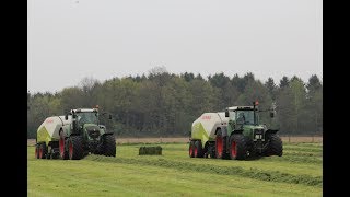 GoProPhantom Silageballen pressen und wickeln  5 mal Fendt  Lohnunternehmen König [upl. by Hsital57]