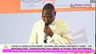 CATHOLIC HERALD CENTENARY LECTURE AND AWARD CEREMONY [upl. by Enneira]