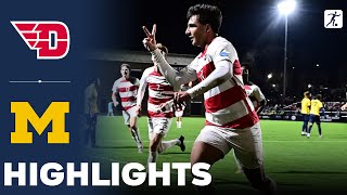 Dayton vs Michigan  NCAA College Cup Soccer Championship  Highlights  November 24 2024 [upl. by Heshum]